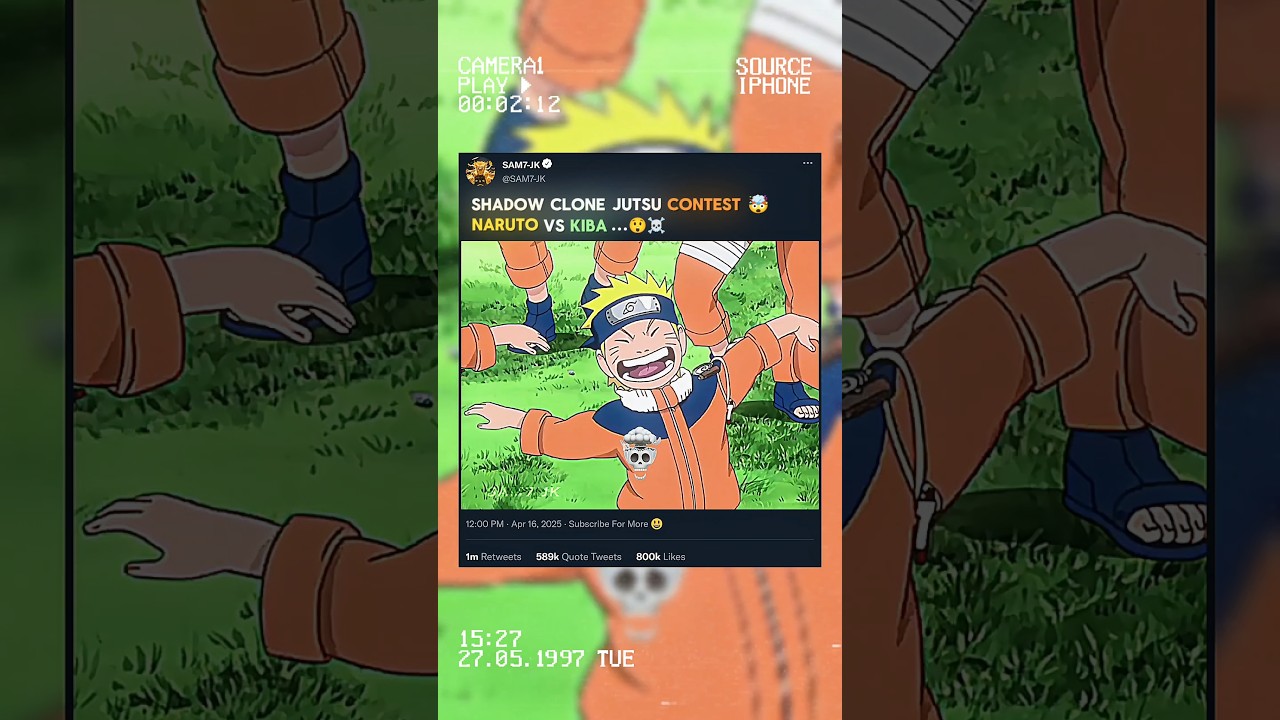 SHADOW CLONE JUTSU CONTEST ⚔️ NARUTO VS KIBA 🤯