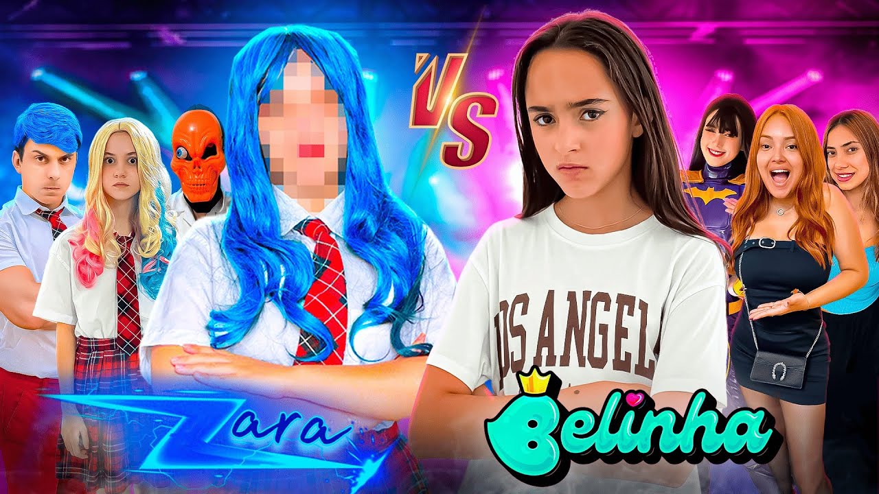 BATALHA DE RIMAS ENTRE CANAL DA BELINHA E O GRUPO DOS Z (A MENINA QUE N&Atilde;O GOSTA DA BELINHA)