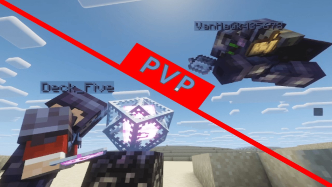 Mace vs Crystal! Minecraft duel