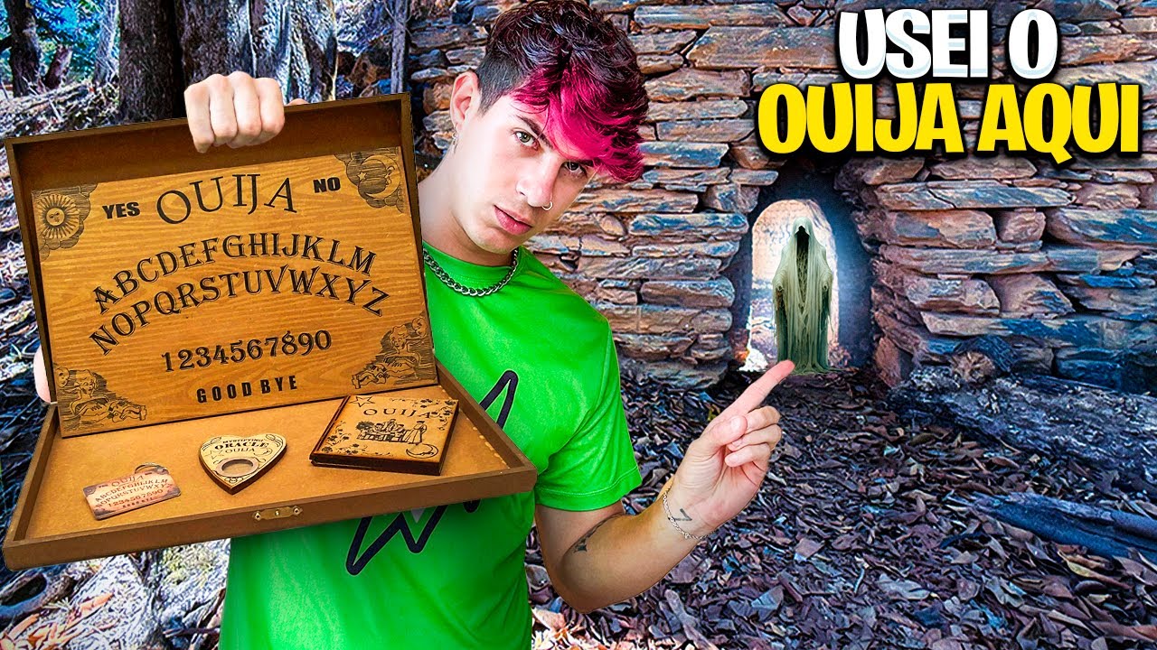 USEI O OUIJA NA FLORESTA DOS ROSA *me dei mal