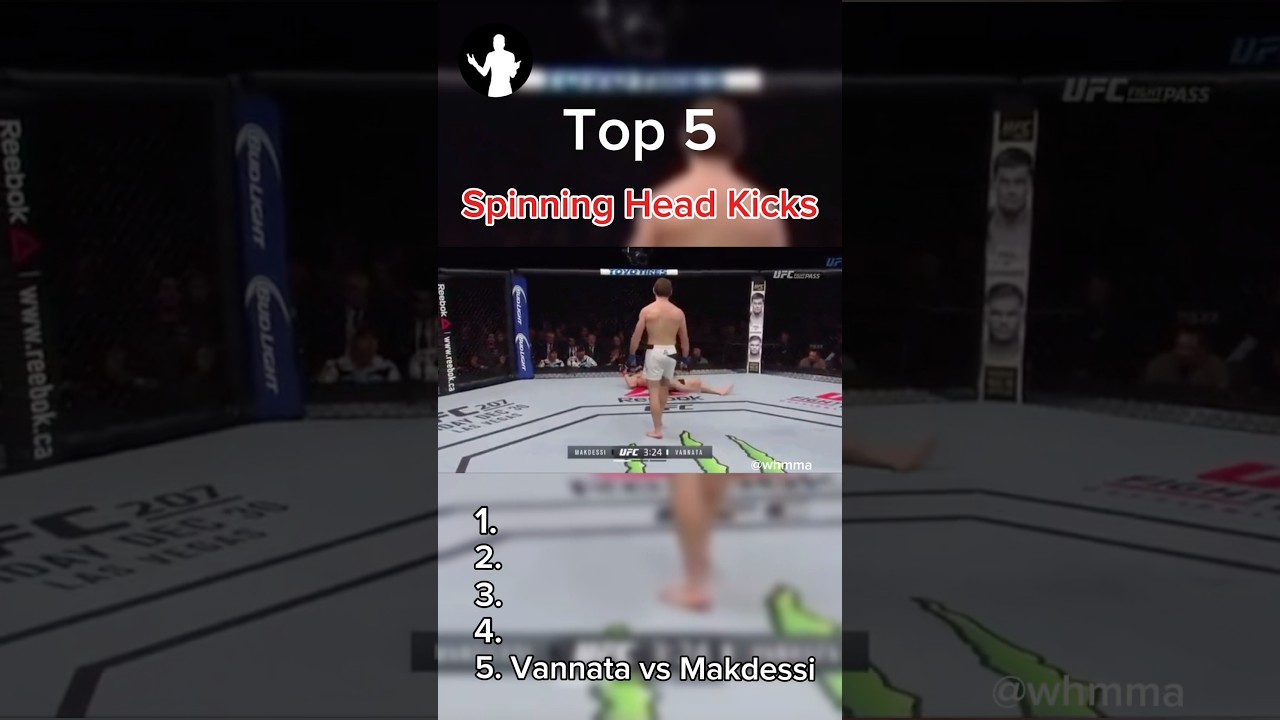 5 of the best spinning head kick KOs in MMA history! #ufc #mma #boxing #wrestling