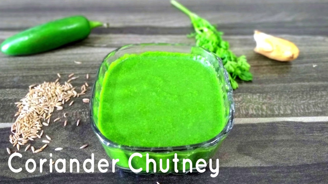 Coriander chutney | Green chutney