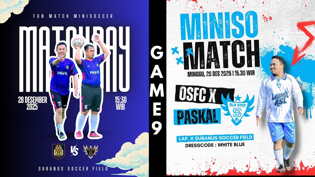 🔴SERUUU❗❗❗ GAME 9//PASKAL FC  VS OLD STAR FC//FRIENDLY MATCH 🔥🔥