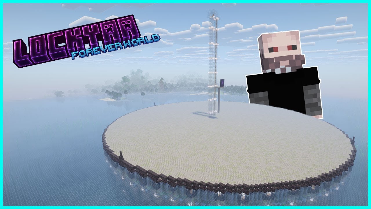 Я построил ОГРОМНУЮ платформу… Но я не скажу, зачем | Мир Minecraft навсегда