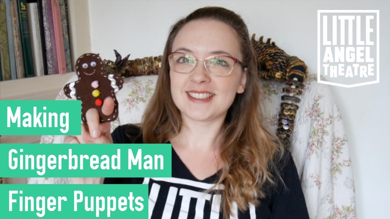 Make a Gingerbread Man Finger Puppet I Activities for Children