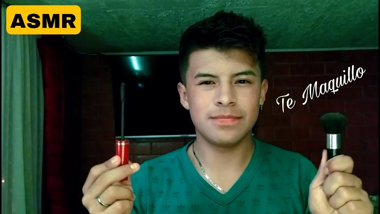 ASMR Te Maquillo - ASMR ROLEPLAY ESPAÑOL MAQUILLANDOTE