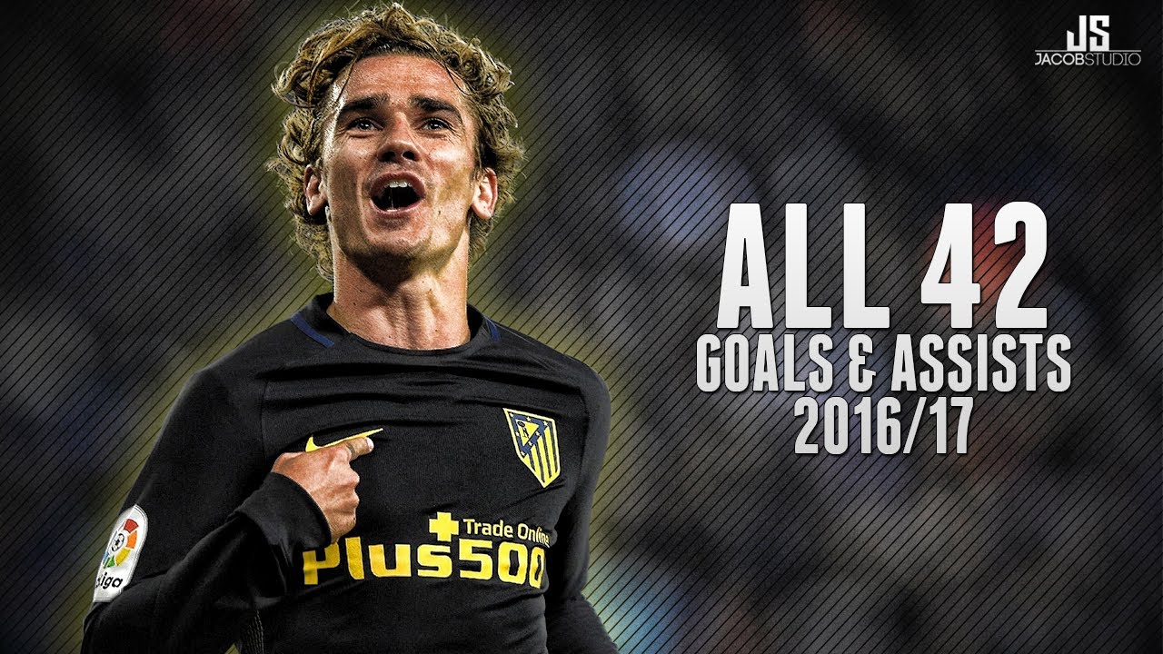Antoine Griezmann ● All 42 Goals & Assists ● 16/17 HD