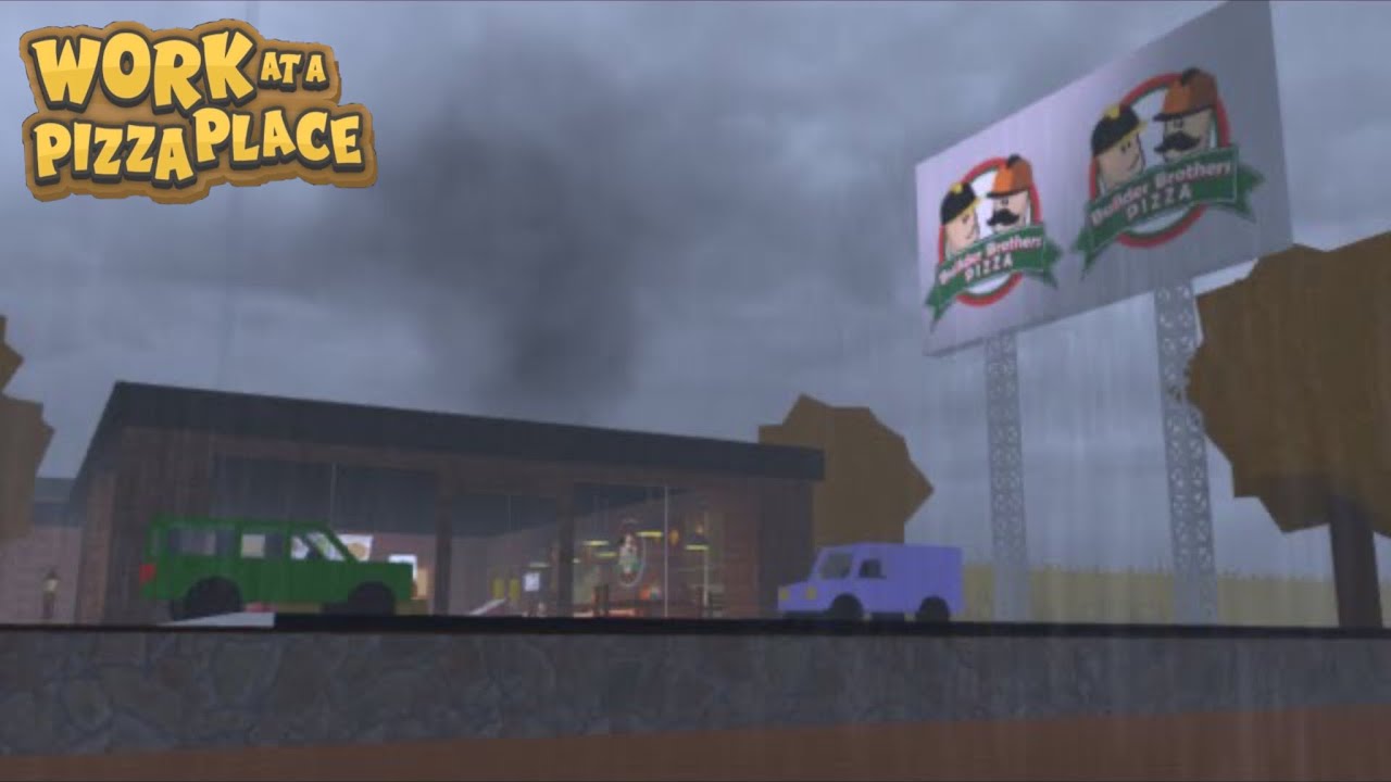 Work at a Pizza Place 🍕 | Rain music 🌧 🎵 | Roblox