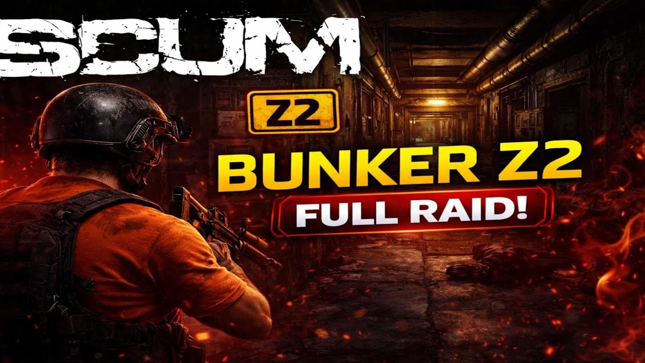 Full Raid in Bunker Z2 (Official Server) | SCUM