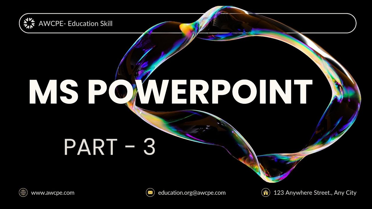 MS POWER POINT PART - 3, POWER POINT COURSE IN HINDI.