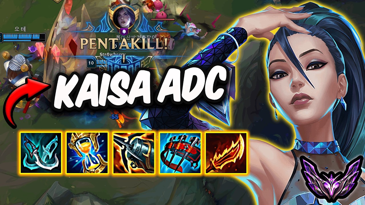 Kaisa vs Aphelios ADC ( PENTAKILL ) Korea Master 589 LP | Patch 26.4