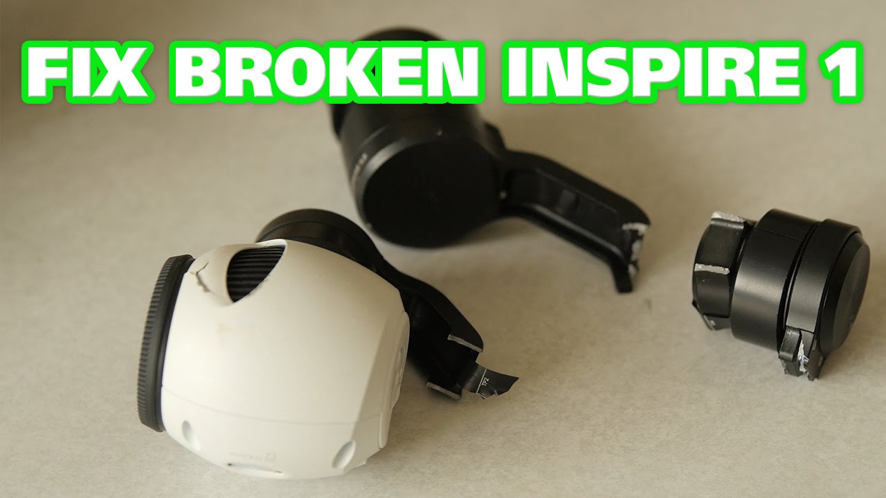 HOW TO: Fix broken DJI Inspire 1 Gimbal and Mounting Plate (DJI Inspire 1 Crash)