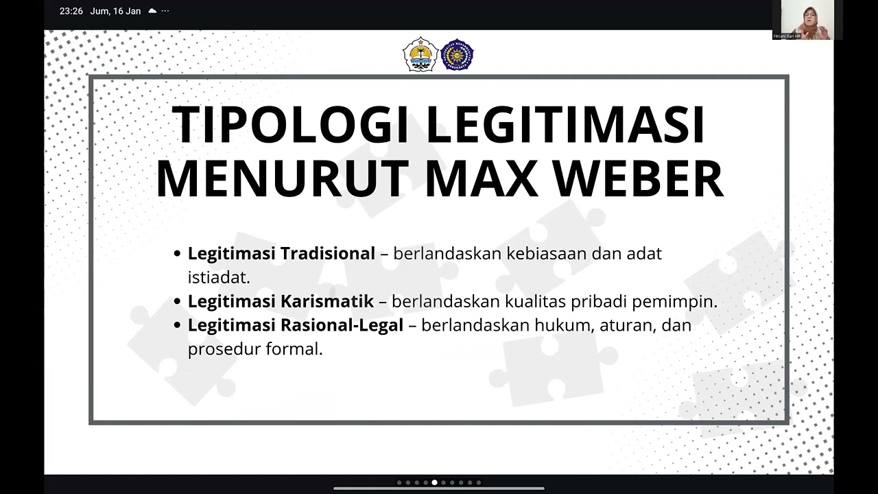 Video pengajaran Legitimasi politik 