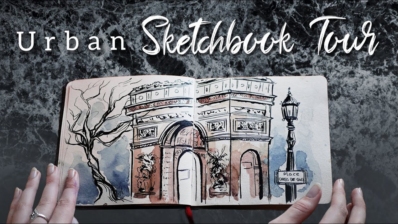 Urban Sketchbook Tour 2022 | Travel Sketchbook Flipthrough