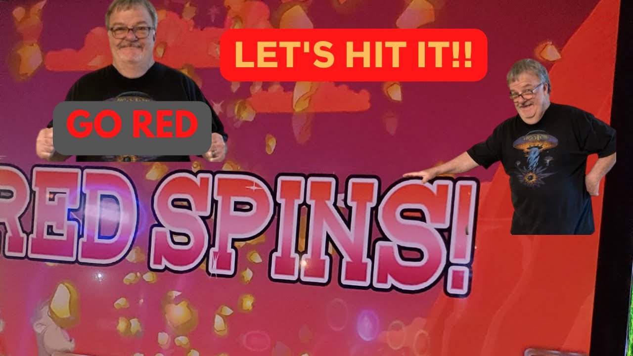 RED SPINS!!! HIGH WINDS CASINO 🎰 😎 🔴🔴🔴 #highwindscasino #redscreens #vgtslots
