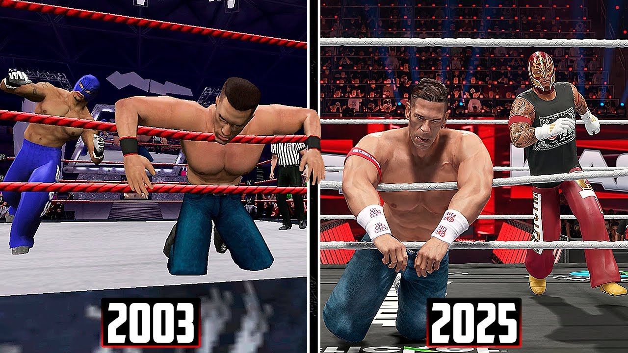 Эволюция Рея Мистерио в играх WWE! (WWE Wrestlemania XIX - WWE 2K25)