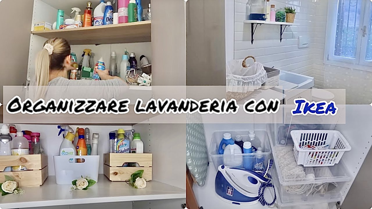 ORGANIZZIAMO LA LAVANDERIA CON IKEA | IDEE | HACK | ARREDA