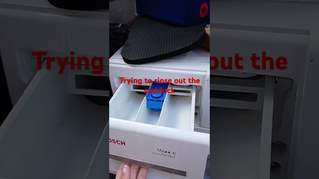 trying to clean out sudslock from Bosch