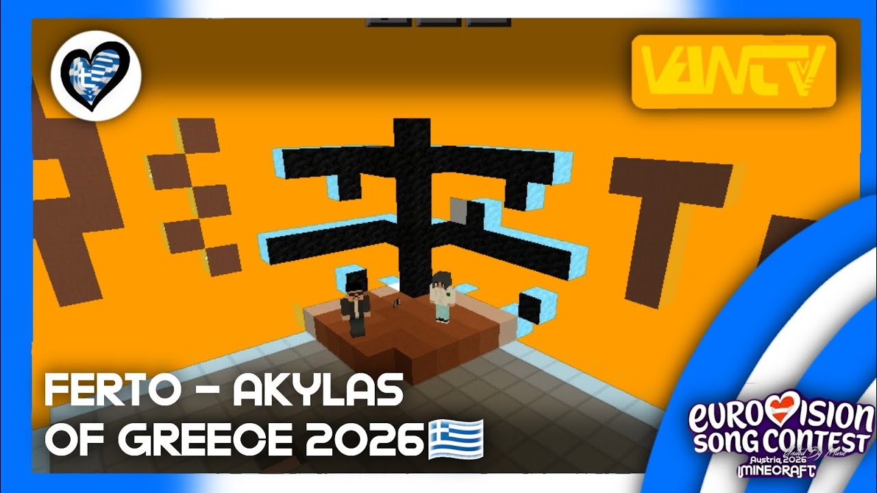 Ferto - Akylas of Greece 2026 - Eurovision Minecraft Short Music Video - VAN TV