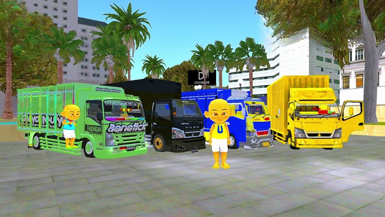 Upin dan Ipin Berhasil Kumpulkan 4 Truk Oleng Keren Keren 🤪😝 ELTIVISION