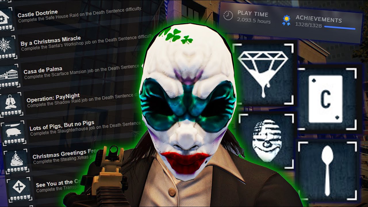 I Spent Years Getting 1,328 PAYDAY 2 Achievements... I'm So Close