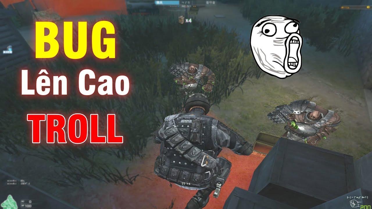 BUG Lên Cao Troll Zombie Mập Chế Độ Mới CFQQ - Rùa Ngáo!
