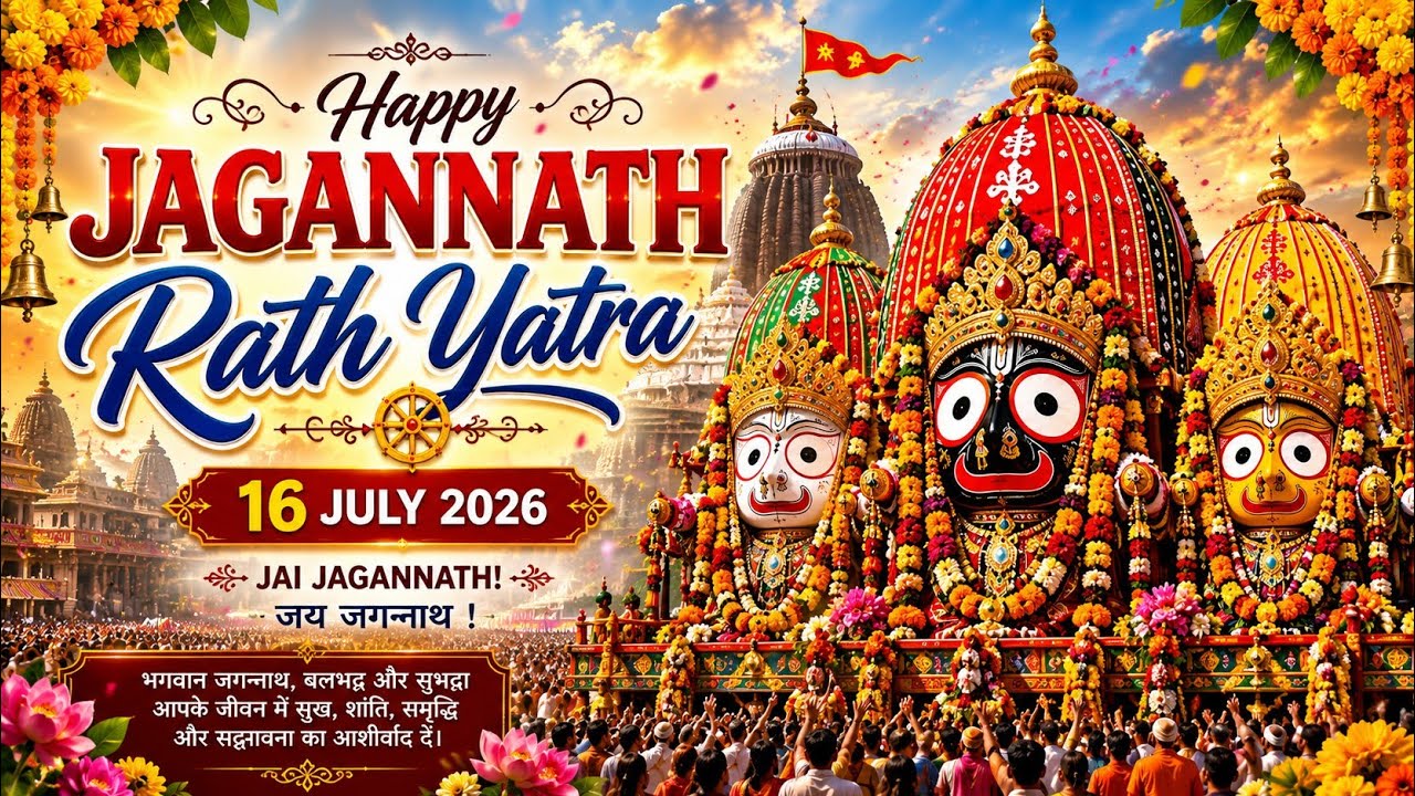 Jagannath Rath Yatra 2026 | Jagannath Rath Yatra WhatsApp Status | Jai Jagannath Swami | July 16 ...