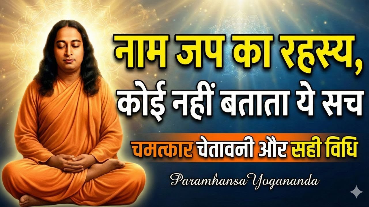 नाम जप का रहस्य, कोई नहीं बताता ये सच 🗣️ | चमत्कार चेतावनी और सही विधि | Paramhansa Yogananda