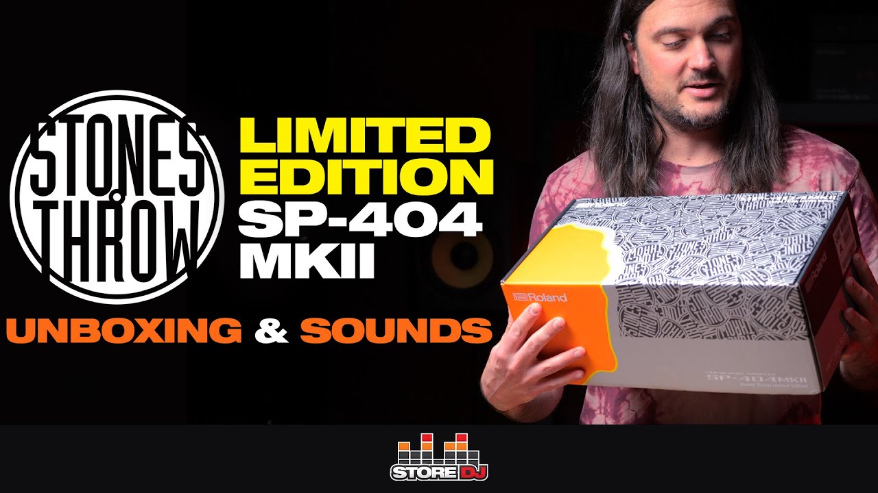 Быстрый обзор: STONES THROW Roland SP-404 MKII Limited Edition! [Распаковка / Звуки]