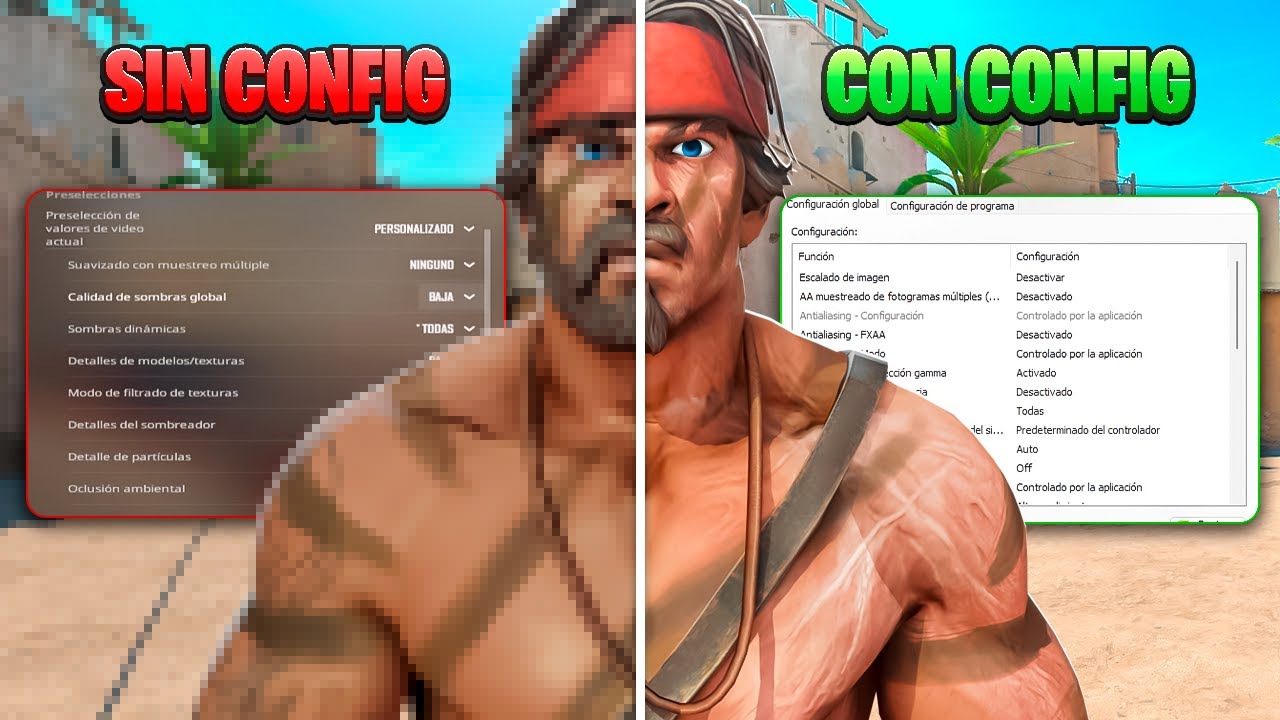 La CONFIGURACI&Oacute;N COMPETITIVA que DEBES DE USAR en 2026 (+Vision +FPS -Input Lag)