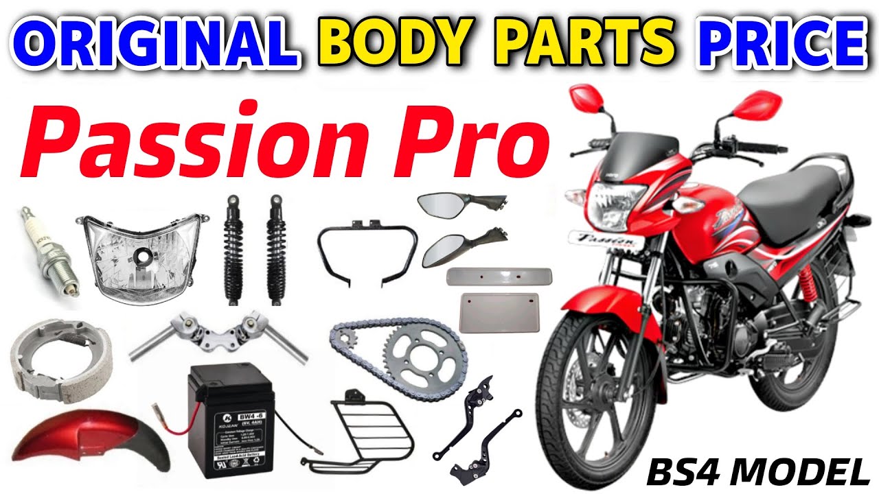 😍🔥Hero Passion Pro BS4 Original Body Spare Parts Price | Hero Genuine Parts #youtube #bikespareparts