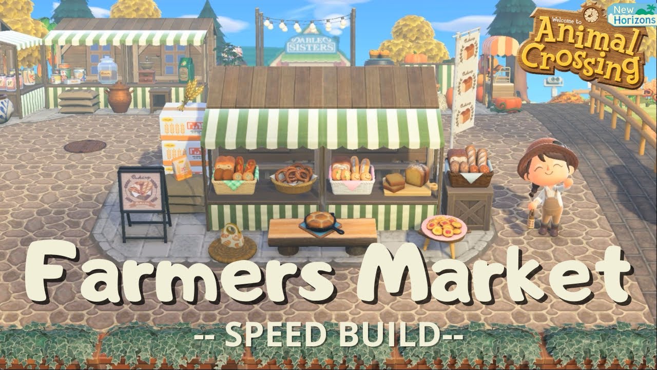 Farmers Market - Speed Build - Animal Crossing New Horizons