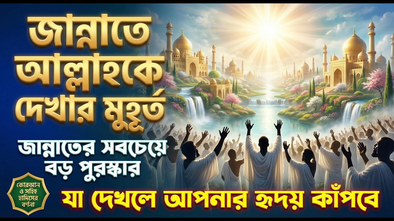 জান্নাতে আল্লাহকে দেখার মুহূর্ত কেমন হবে? কোরআন ও সহিহ হাদিসের বর্ণনা | জান্নাতের বর্ণনা