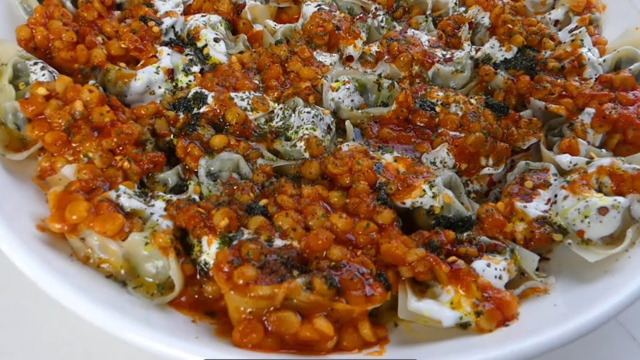 Afghan Ashak Recipe Afghan vegetable Dumplings. آشک در دیگ منتو Ashak Deg Mantu