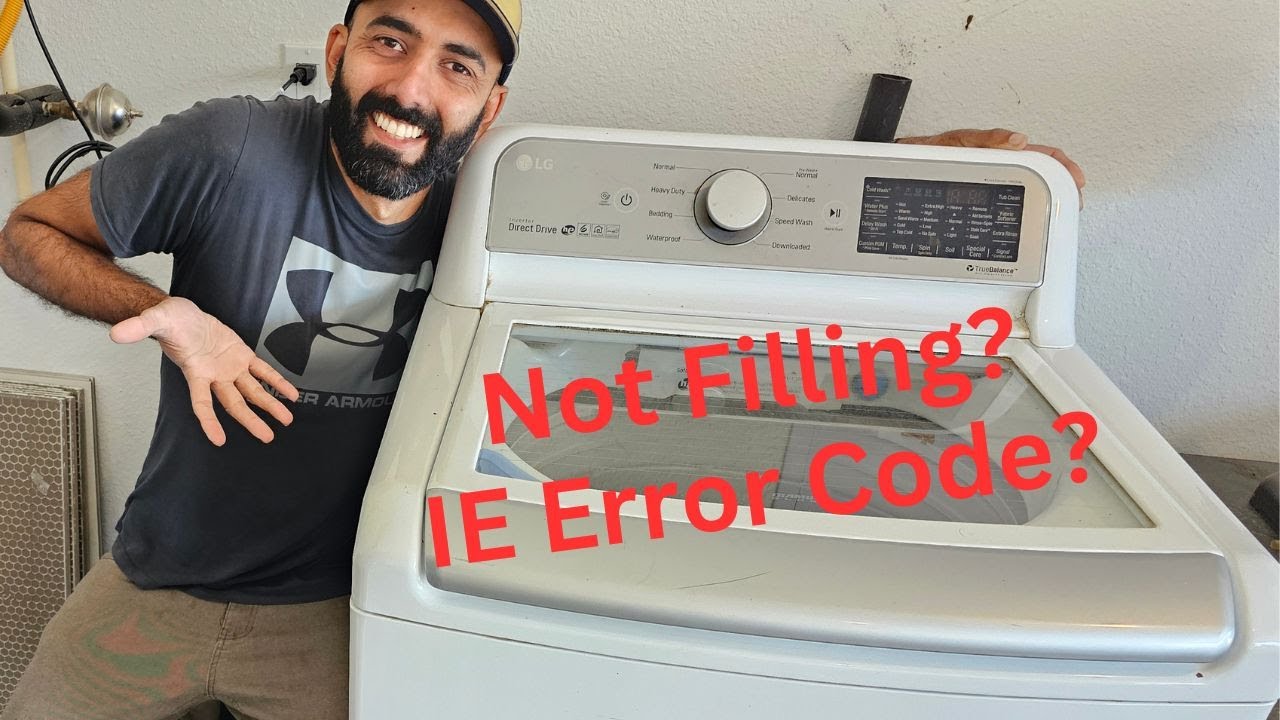 Top Three Reasons Why Your LG Washer Is Not Filling/Filling Too Slowly!