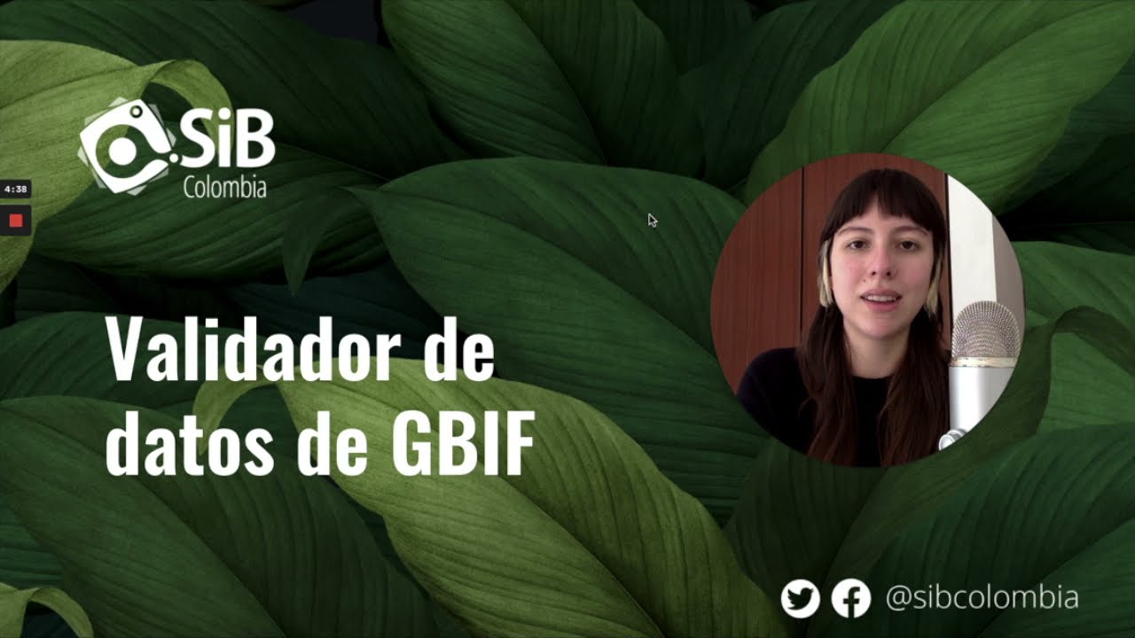 ¿Cómo usar el validador de datos de GBIF?