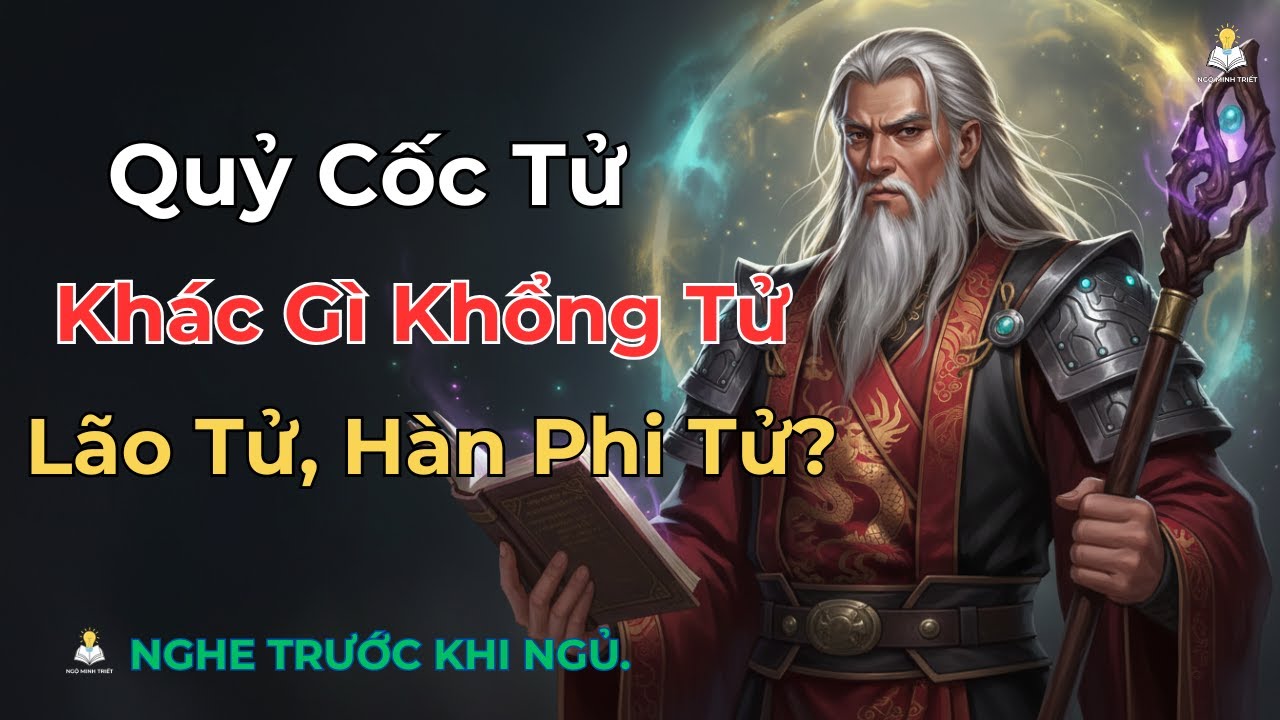 Quỷ Cốc Tử khác gì Khổng Tử, Lão Tử, Hàn Phi Tử? [Ngộ Minh Triết Audio]