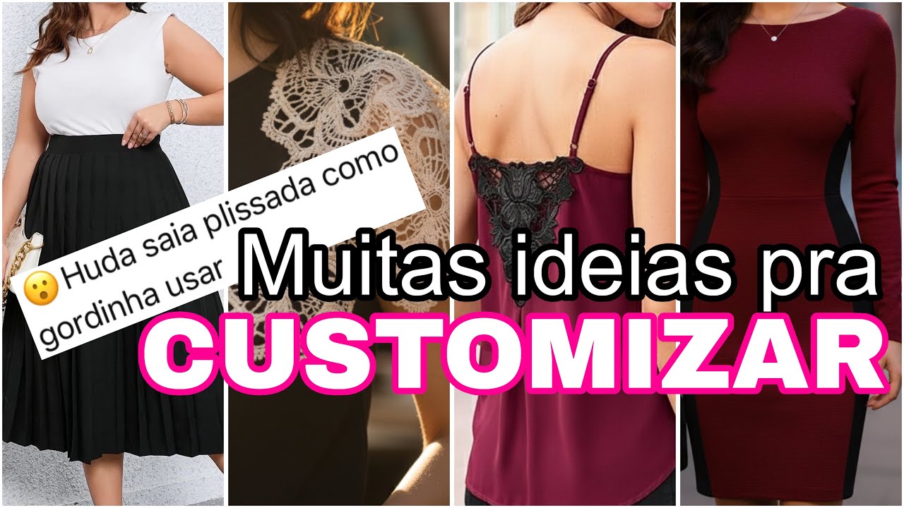Muitas ideias para customizar e consertar roupas / renove tuas roupas com Huda Nunes 💚♻️