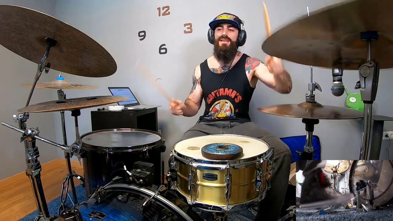PEOPLE=SHIT | SLIPKNOT - SINGLE PEDAL DRUM COVER.