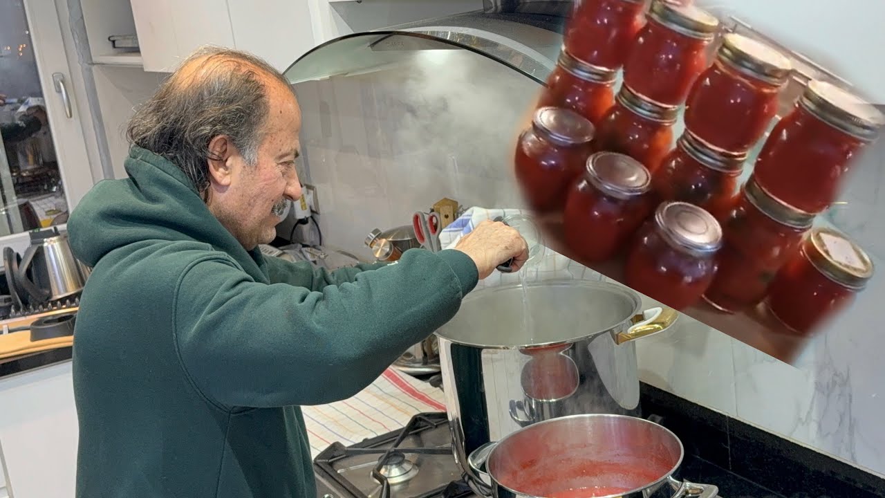 SPETTACOLARE SALSA DI 🍅 POMODORINI CONSERVA IN MAROCCO 🇲🇦 