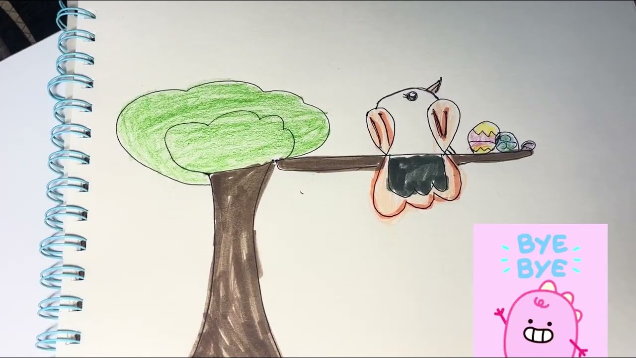 رسمة عصفور برقم ✨2￼2✨ بطريقة سهلة وممتعة ￼￼