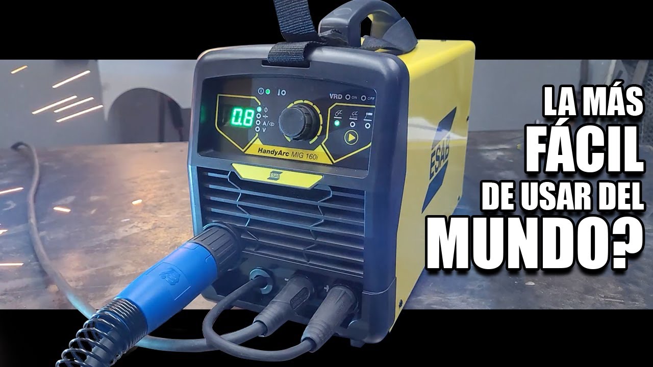 La soldadora MÁS FÁCIL de usar del MUNDO? Handy Arc MIG de ESAB