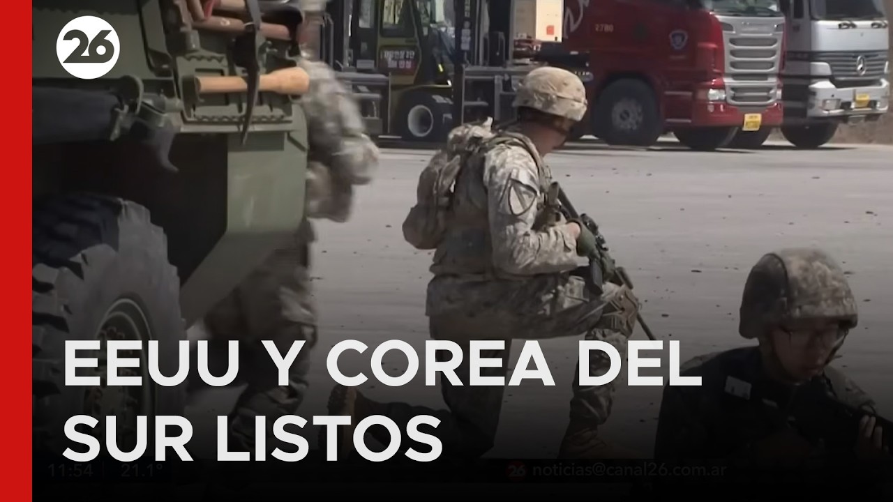 🚨 EEUU Y COREA DEL SUR | Realizan ejercicios militares conjuntos en medio de la tensión con Norcorea