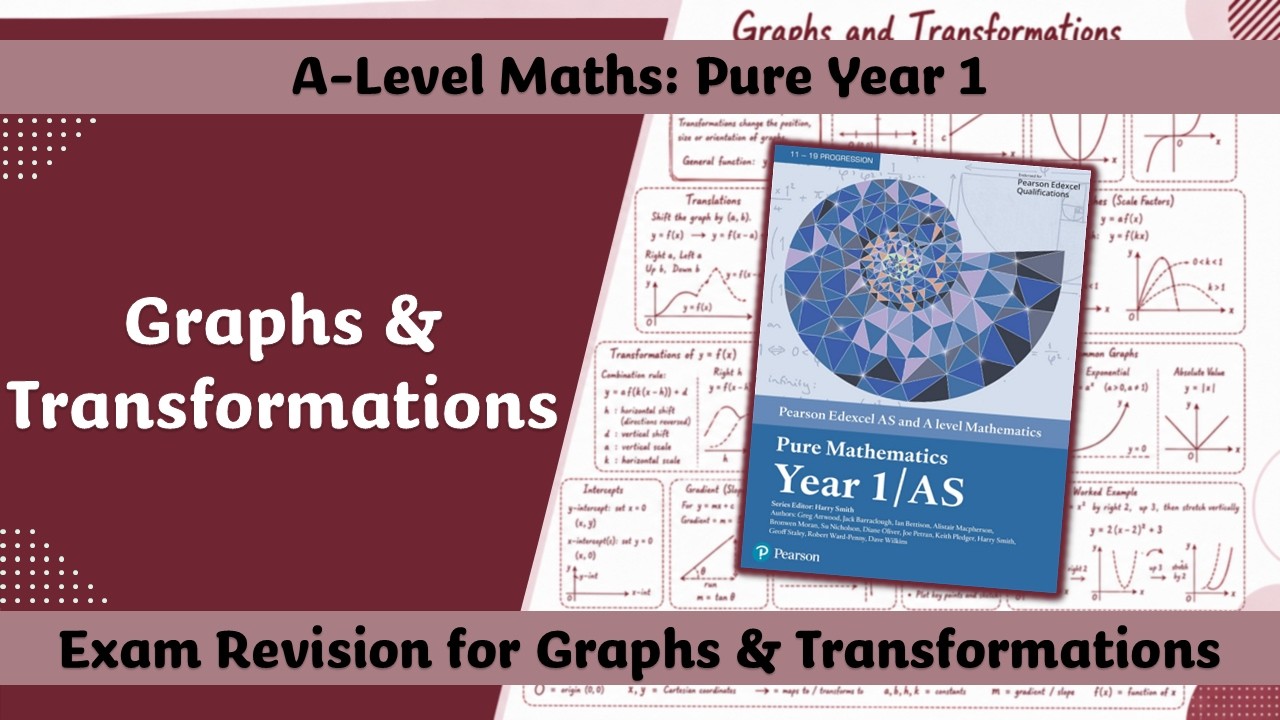 A Level Maths | Pure - Year 1 | Exam Revision for Graphs and Transformations