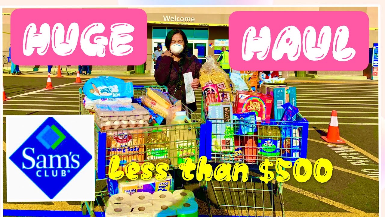 SAM’S CLUB HUGE HAUL ! || ENTIRE SHOPPING WITH ME 😍
