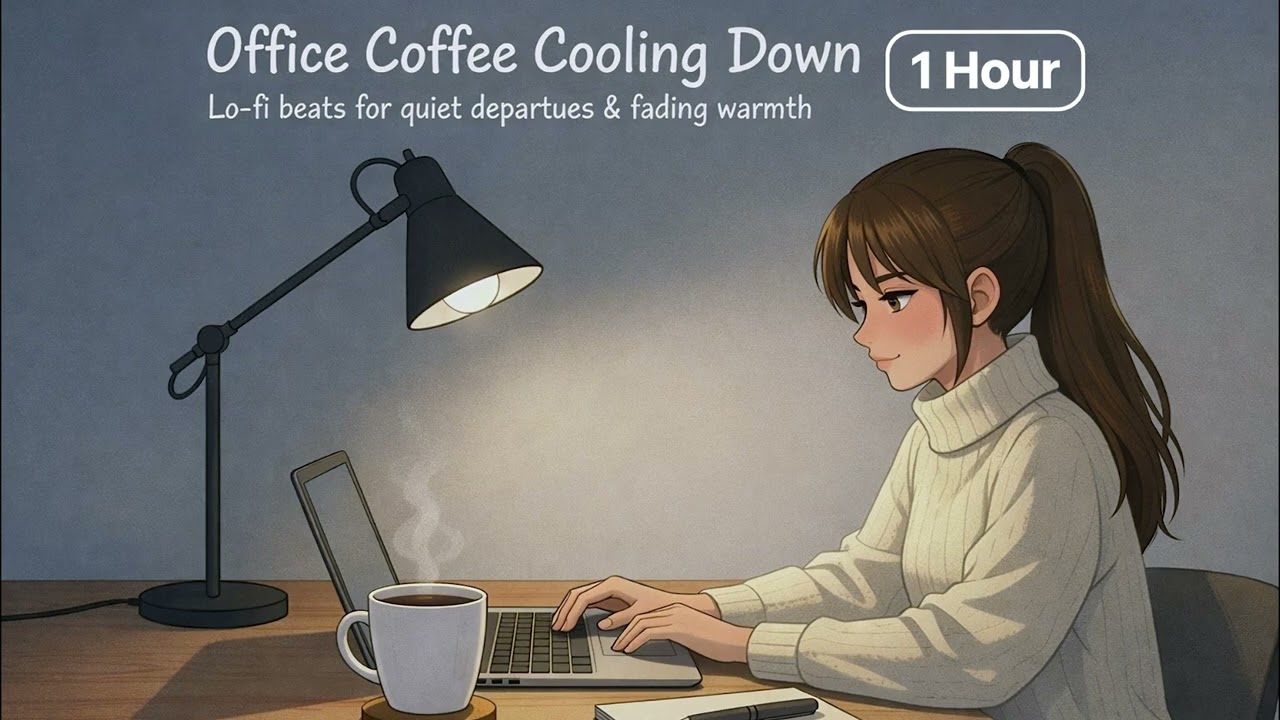 ☕ 1 Hour Office Coffee Cooling Down｜Quiet Lo-fi for Slow Workdays【ZynthTone】
