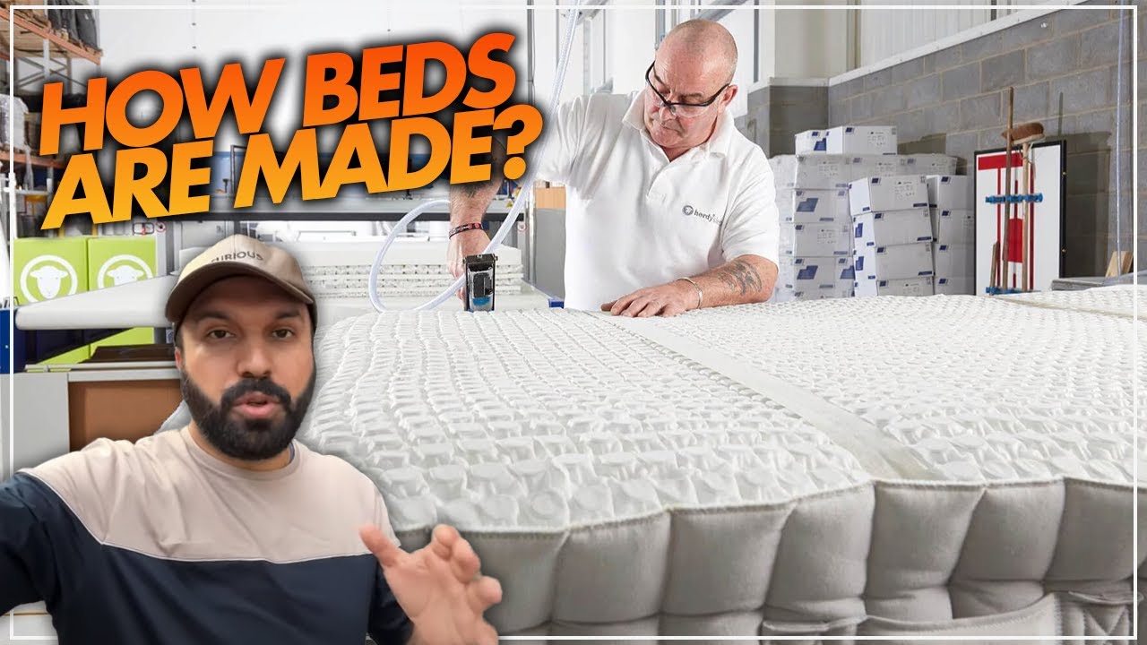 Visiting a Bed Factory 🛏️ | Last day in Bradford | How Beds are made? | Making of Mattress🤯
