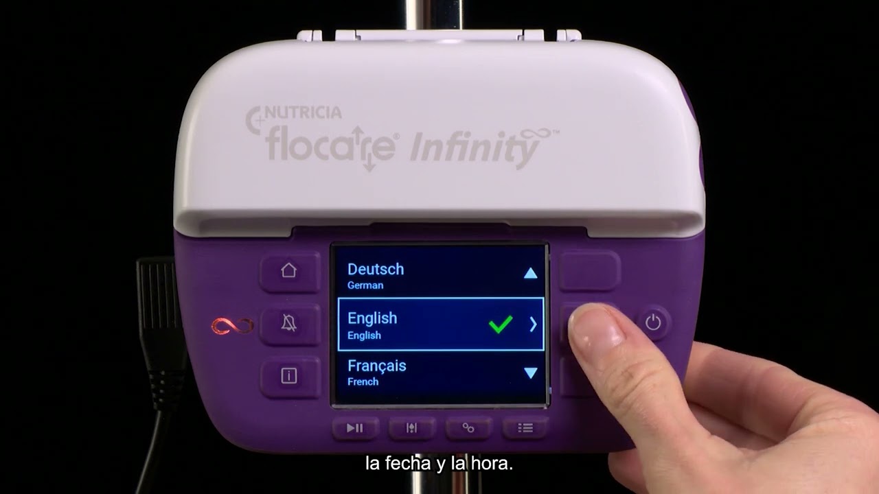 Configuración de la bomba Flocare Infinity III