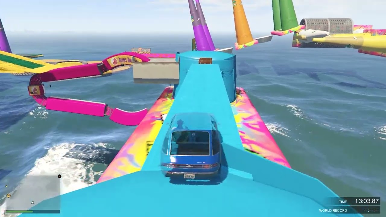 GTA Online // Parkour Races # 1 // Copyright Free //