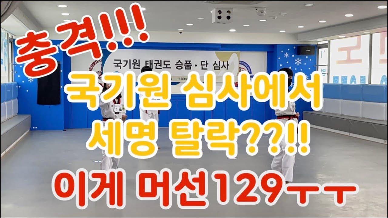 국기원 심사 합격 발표날